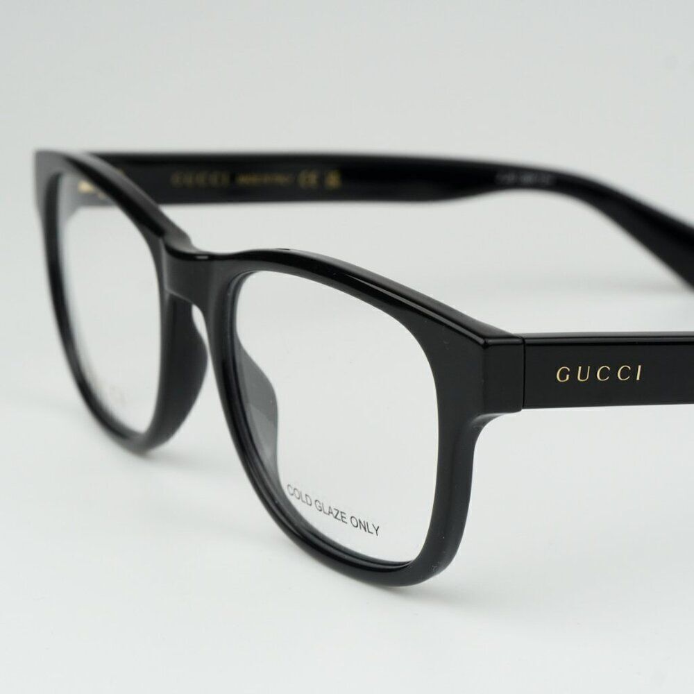 NEW Gucci GG1344O 001 Black Square Men Eyeglasses GG 1344O